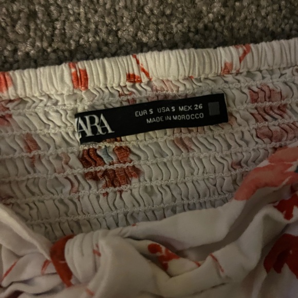 Zara printed linen top - Picture 3 of 3